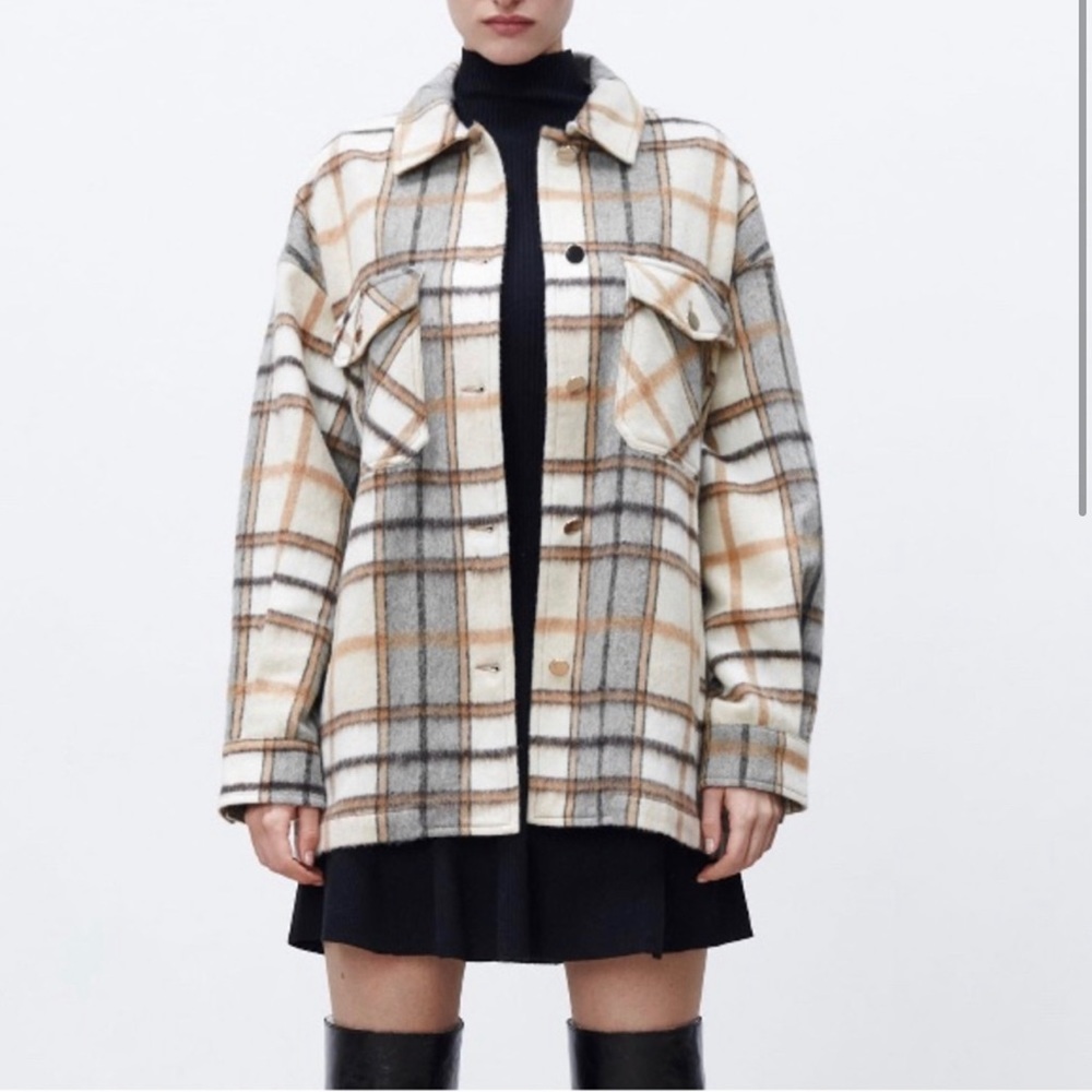 Zara Plaid Jacket